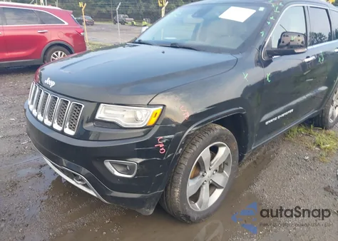 2014 Jeep Grand Cherokee Overland z USA, uszkodzony, nr VIN 1C4RJFCGXEC528487